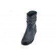 Axel Comfort 4092 wygodne zdrowotne granatowe damskie botki