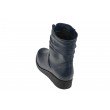 Axel Comfort 4092 wygodne zdrowotne granatowe damskie botki