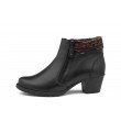 Axel Comfort 4445 czarne wygodne damskie botki