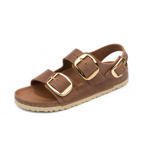 Birkenstock Milano Big Buckle 1024067 wygodne zdrowotne damskie sandały