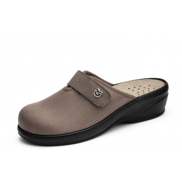 Fly flot 35 W34 SY TAUPE wygodne zdrowotne damskie klapki