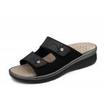 Fly flot 29 D74 SV BLACK damskie klapki