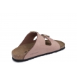 Birkenstock Arizona Big Buckle 1024074 ortopedyczne skórzane damskie klapki