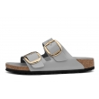 Birkenstock Arizona Big Buckle 1029391 zdrowotne skórzane damskie klapki