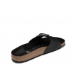 Birkenstock Madrid Big Buckle 1006522 ortopedyczne skórzane damskie klapki