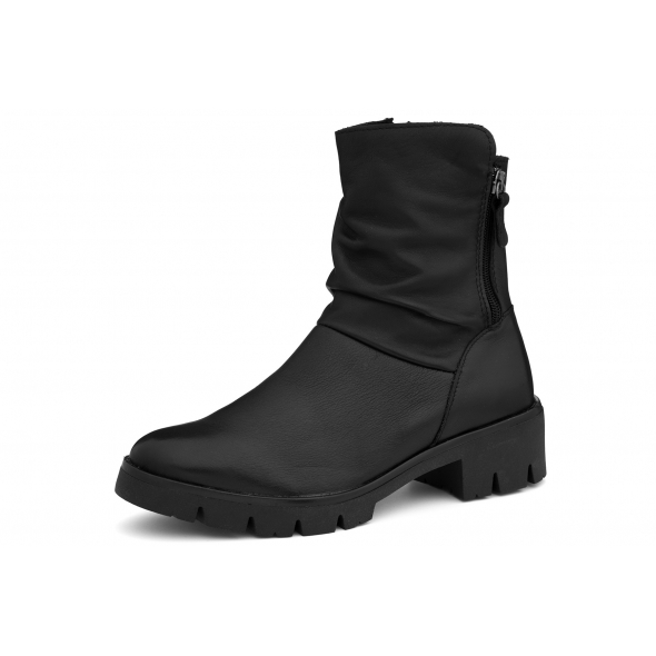 Comfortabel 960454-01 wygodne skórzane damskie botki