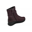 Bailar Valeria bordowe wygodne skórzane damskie botki
