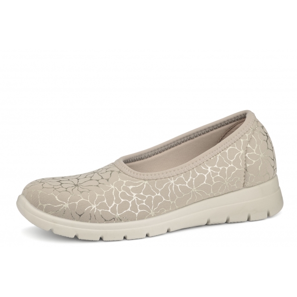 Sanital Flex SC143.13 beige wygodne zdrowotne damskie półbuty