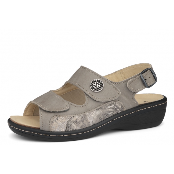 Dr Brinkmann 710282-08 wygodne szerokie damskie sandały