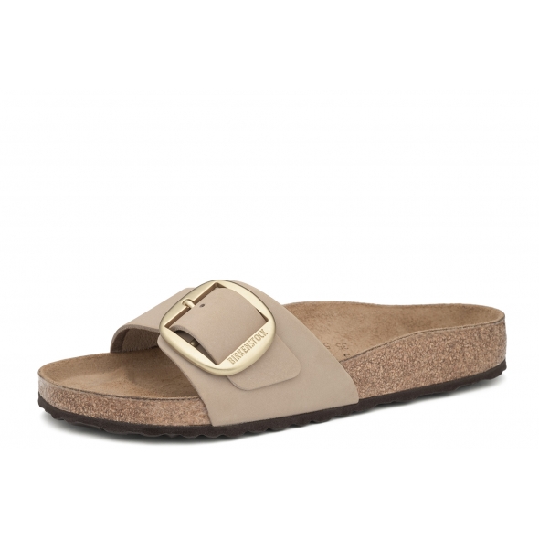 Birkenstock Madrid Big Buckle 1024140 wygodne zdrowotne damskie klapki