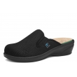 Fly flot 35 W89 SY NERO szerokie damskie klapki